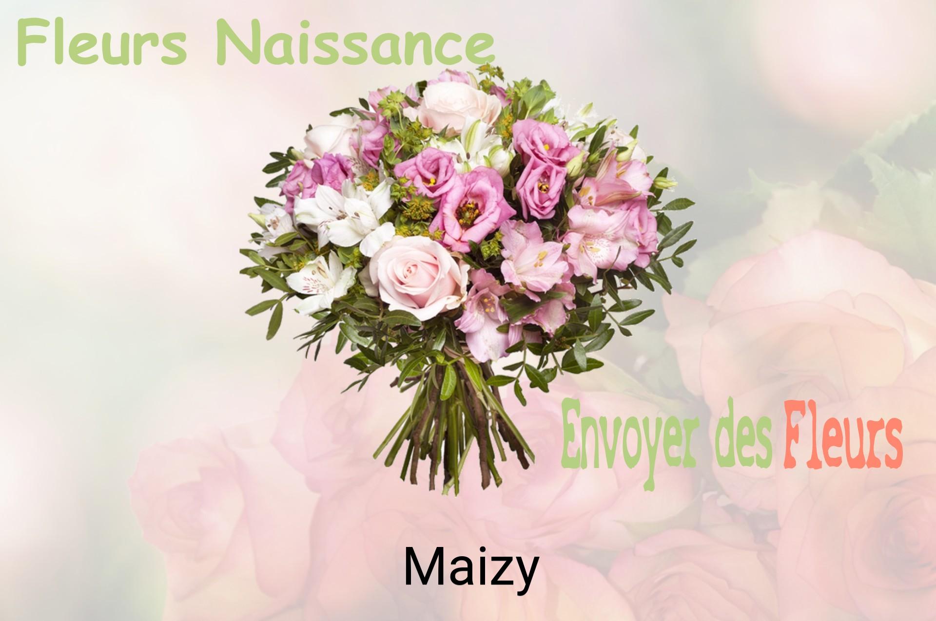 Bouquet de fleurs de naissance livré à Maizy